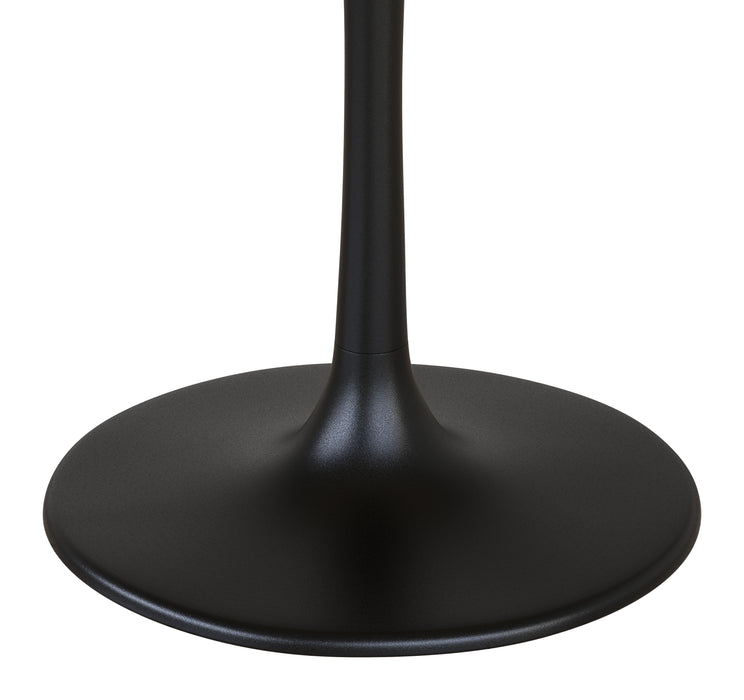 Central City Dining Table Gray & Black