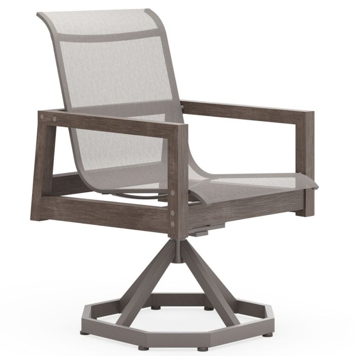 Sierra Sling Swivel Rocking Dining Chair