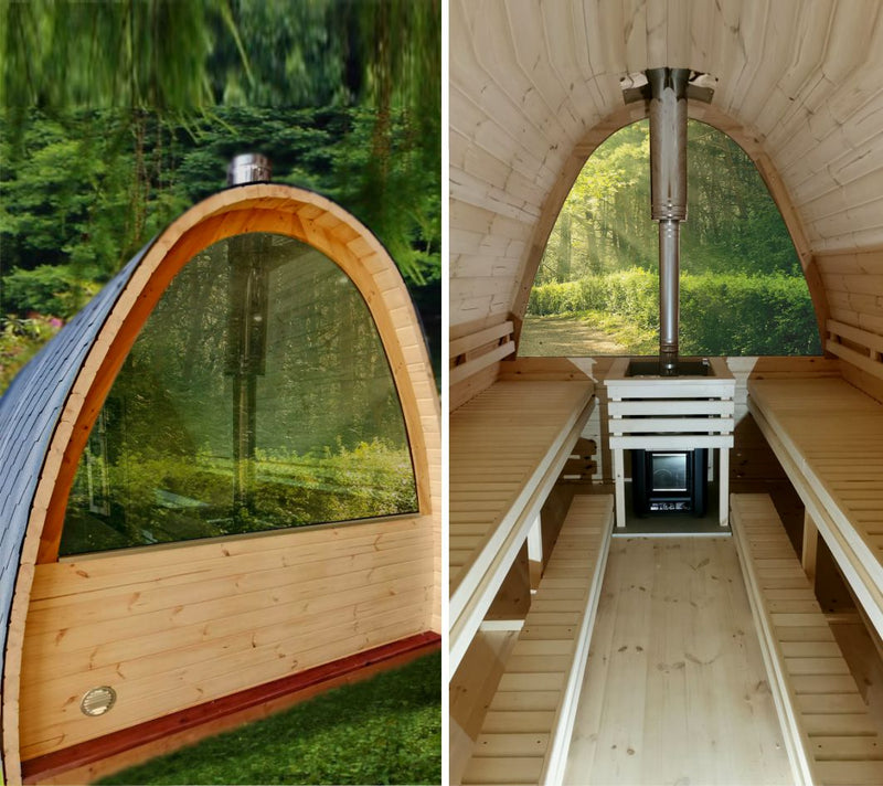 The Sizzle Pod – 6-Person Sauna Cabin