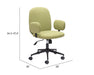 Lionel Office Chair Olive Green