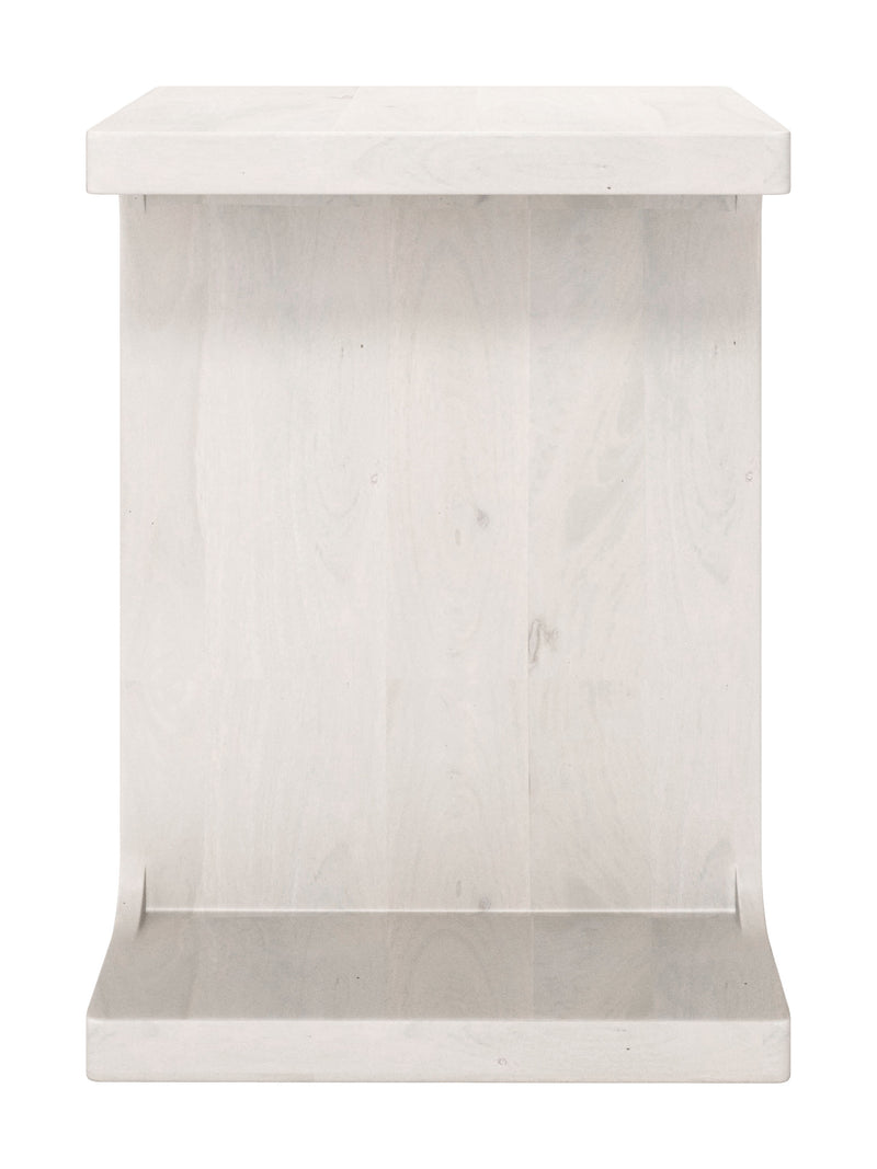 Bama Side Table Whitewashed