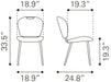 Terrence Dining Chair (Set of 2) Vintage Brown
