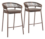 Skye Barstool (Set of 2) Brown