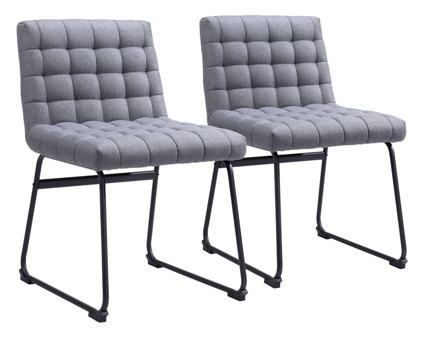 Pago Dining Chair (Set of 2) Gray