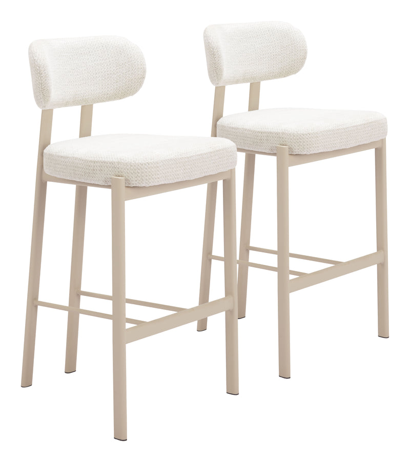 Aurea Barstool (Set of 2) Light Gray