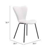 Torlo Dining Chair (Set of 2) White