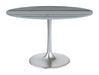 Star City Dining Table Gray & Silver