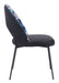 Merion Dining Chair (Set of 2) Multicolor Print & Black