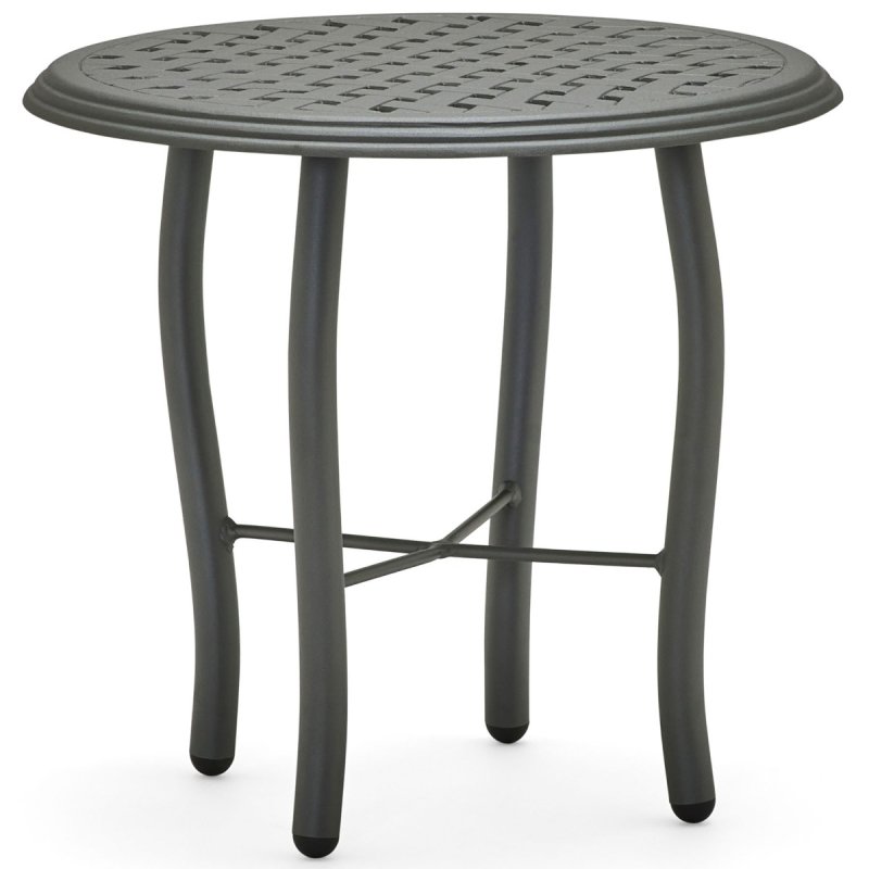 Thatch Round Side Table Tops with Tribeca Bases