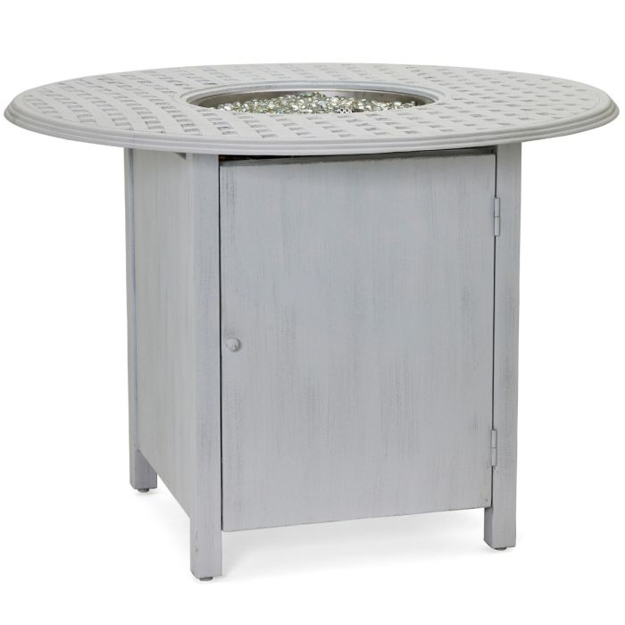 Thatch Round Counter Height Fire Table Fire Tables