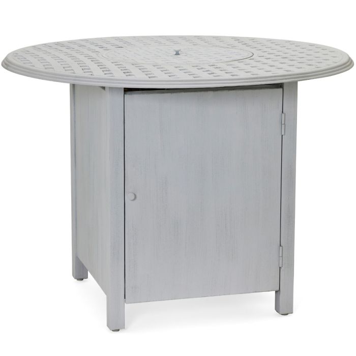 Thatch Round Counter Height Fire Table Fire Tables