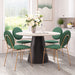 Jorf Dining Table Beige & Bronze