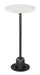 Woozy Side Table White & Black