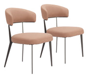 Loom Dining Chair (Set of 2) Tan