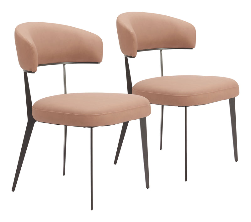 Loom Dining Chair (Set of 2) Tan