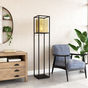 Yves Floor Lamp Gold & Black