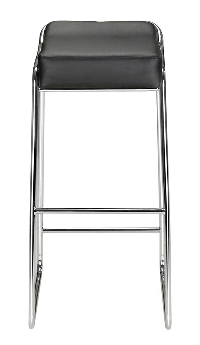 Wedge Barstool (Set of 2) Black