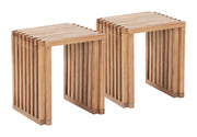 Riviera Extendable Stool (Set of 2) Natural