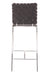 Criss Cross Counter Stool (Set of 2) Black