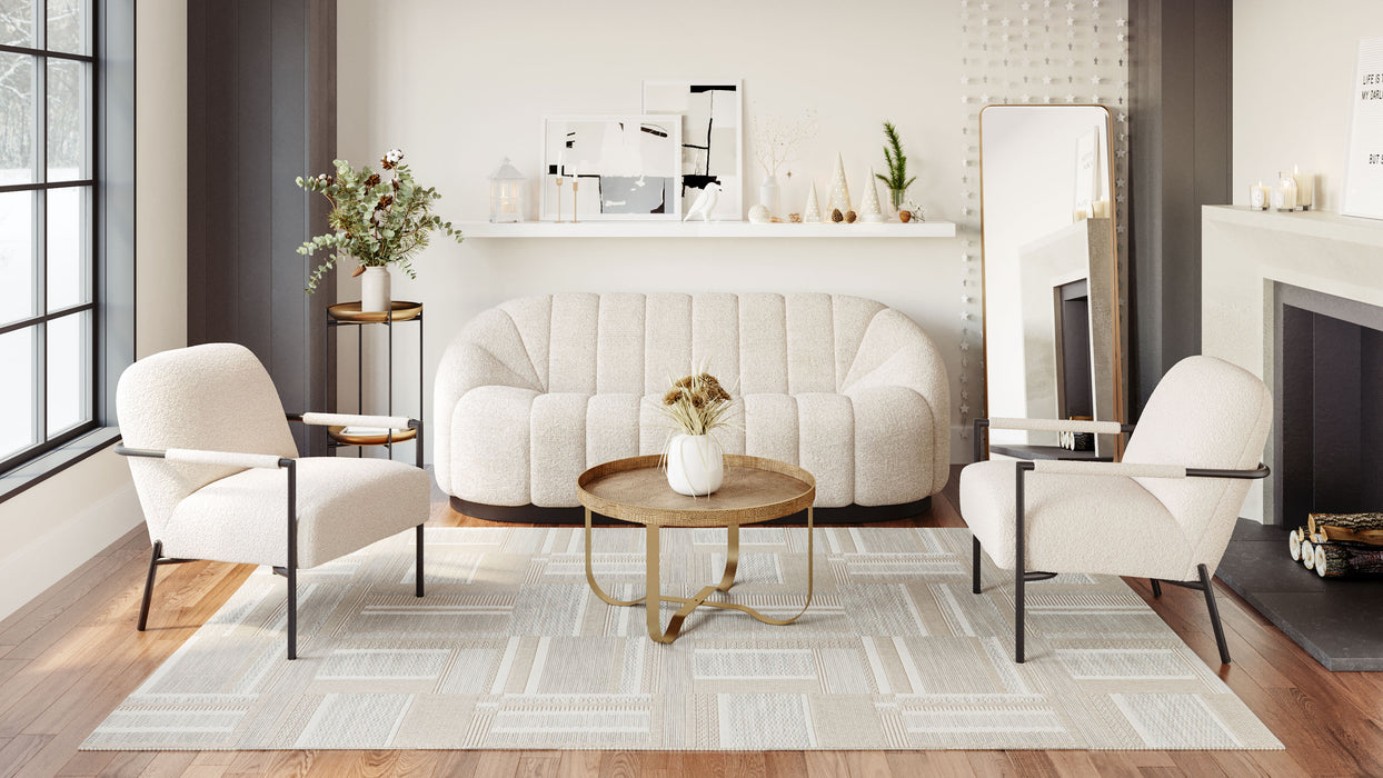 Vannes Coffee Table Brass