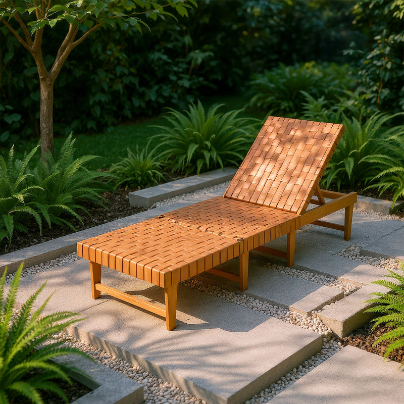 Breath Chaise Lounge Brown