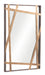 Tolix Mirror Antique Gold & Black