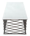 Duchess Coffee Table White & Antique Bronze