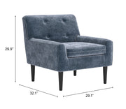 Frankfurt Armchair Gray